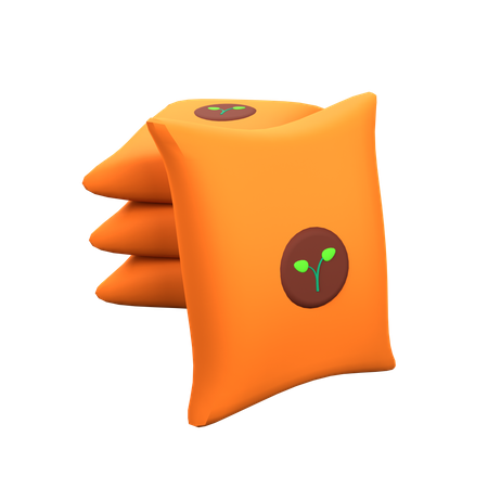 Fertilizer Bag  3D Icon