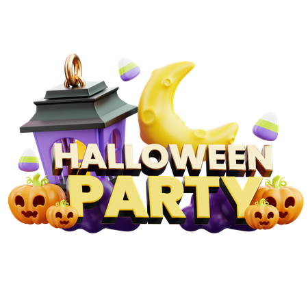 Festa de Halloween  3D Icon