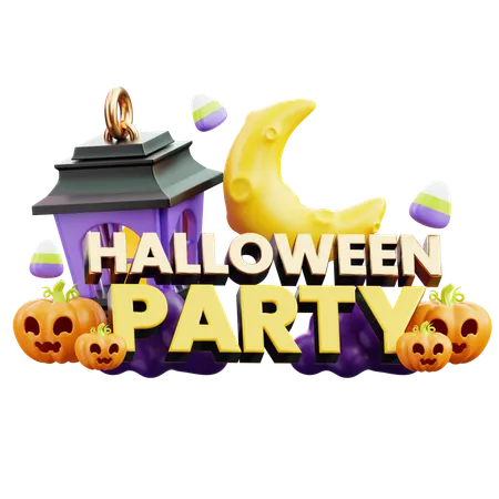 Festa de Halloween  3D Icon