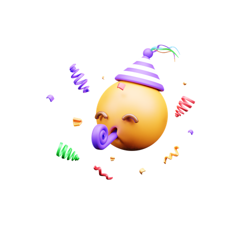 Emoji de festa  3D Icon