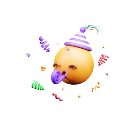 Emoji de festa  3D Icon