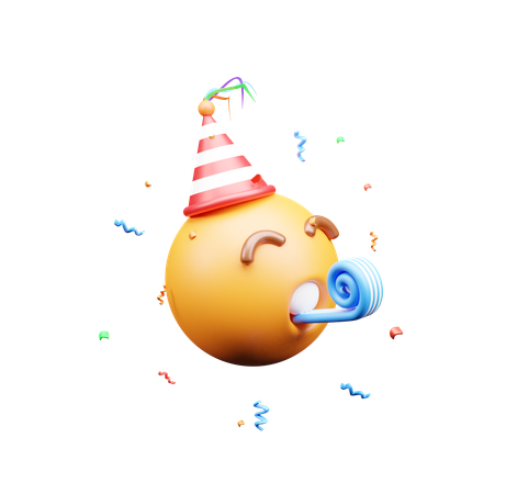 Emoji de festa  3D Icon