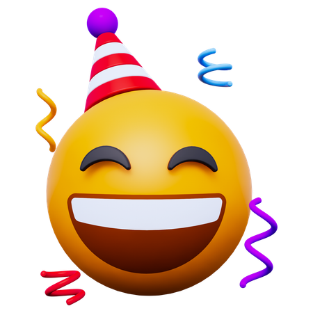 Emoji de festa  3D Icon