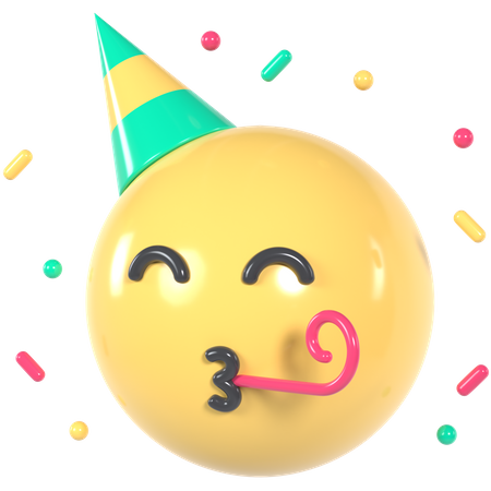 Emoji de festa  3D Icon