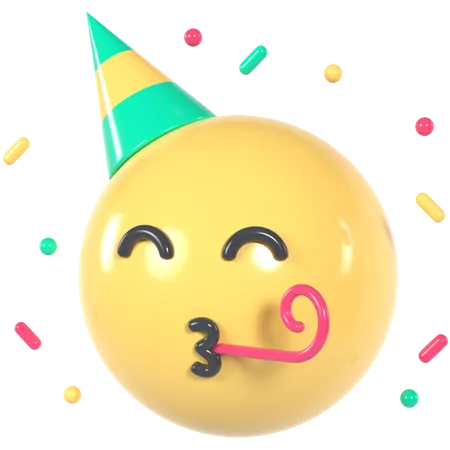 Emoji de festa  3D Icon