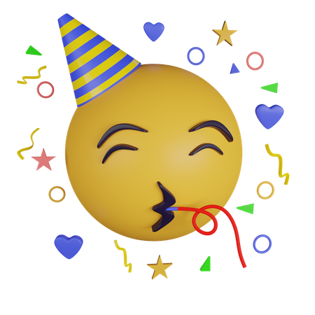 Emoji de festa  3D Icon