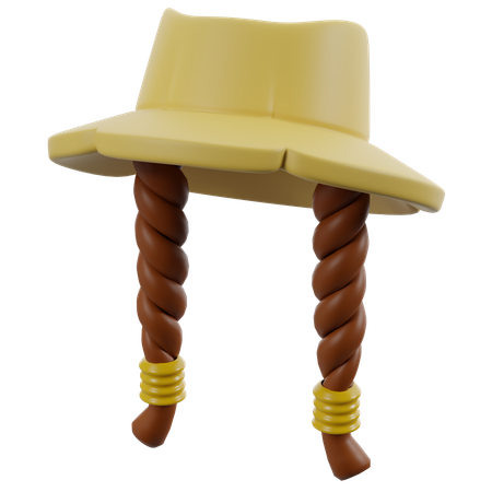 Festa Junina Hat  3D Icon