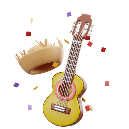 Festa Junina Hat  3D Icon