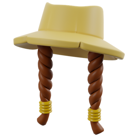 Festa Junina Hat  3D Icon