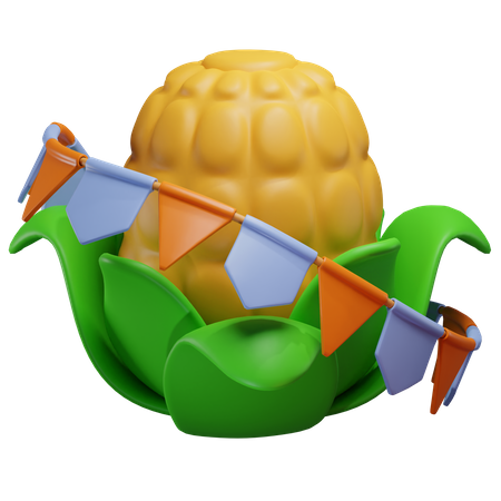 Fiesta del maíz de junio  3D Icon