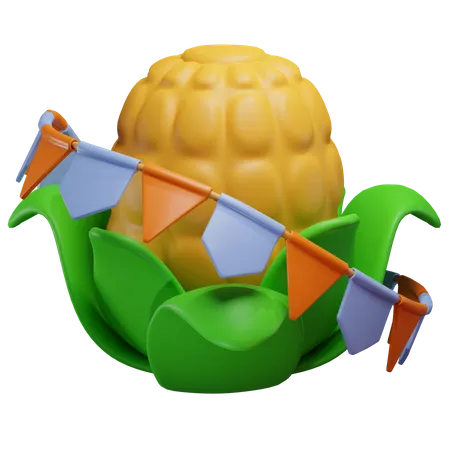 Fiesta del maíz de junio  3D Icon