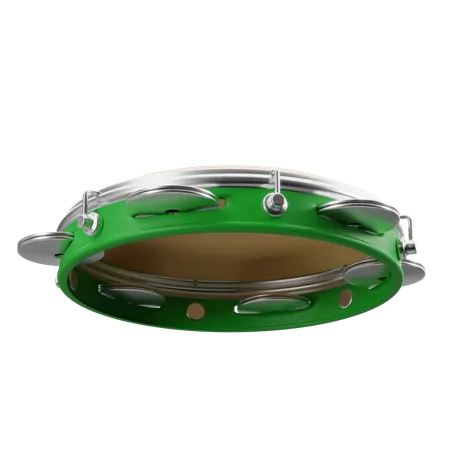 Festa Junina Tambourine  3D Icon