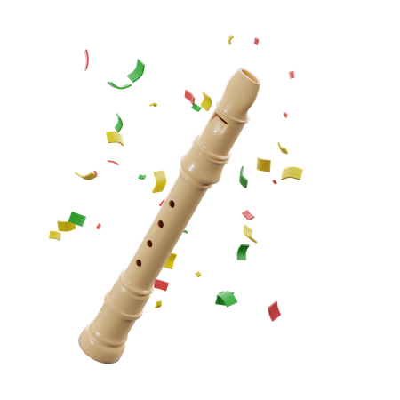 Festa Junina With A Flute  3D Icon