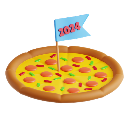 Festa da Pizza  3D Icon