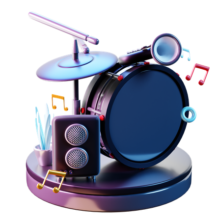 Festival de fanfare  3D Icon