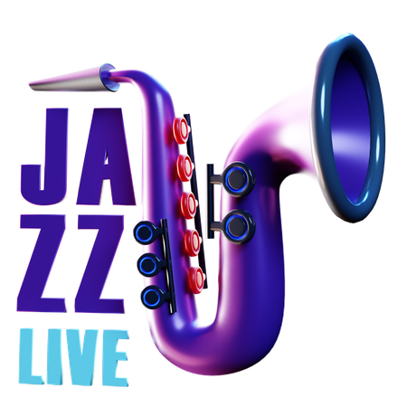 Festival de jazz  3D Icon