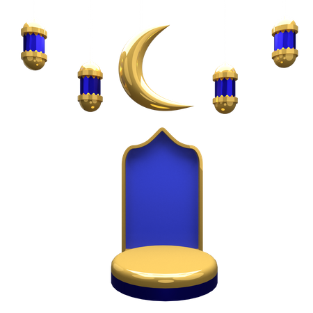 Fête du Ramadan  3D Illustration