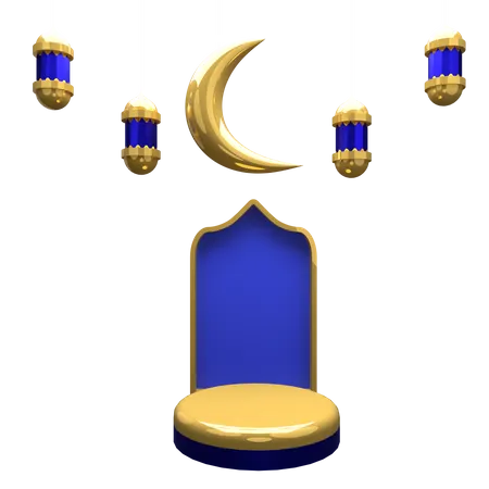 Fête du Ramadan  3D Illustration