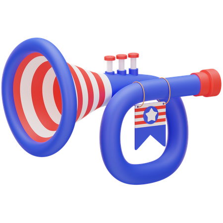 Festival Trumpet  3D Icon