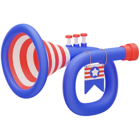 Festival Trumpet  3D Icon