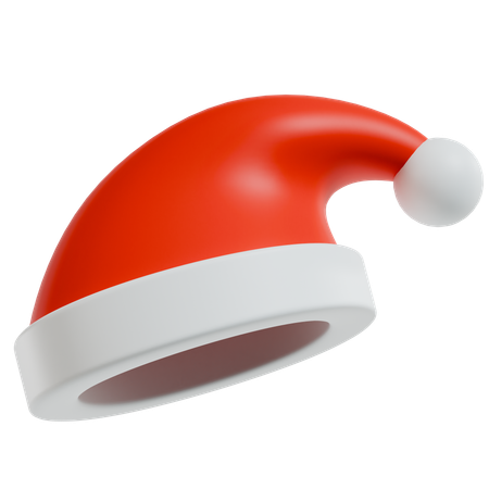 Festive Christmas Hat  3D Icon