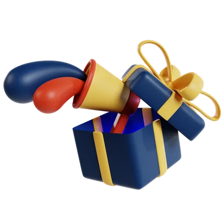 Festive Wrapped Gift Boxes  3D Illustration