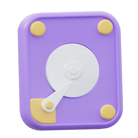 Festplatte  3D Icon