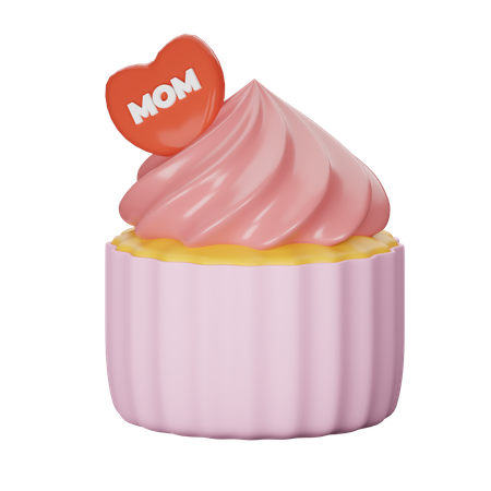 Petit gâteau pour la fête des mères  3D Icon