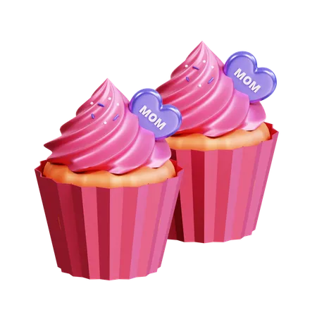 Petit gâteau pour la fête des mères  3D Icon