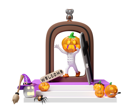 Fête d'Halloween  3D Icon