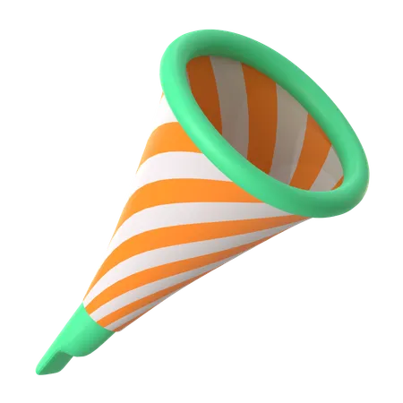 Trompette de fête  3D Icon