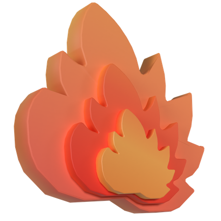 Feu  3D Icon