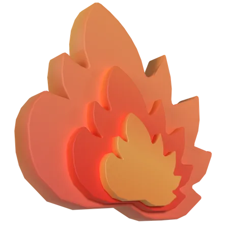 Feu  3D Icon