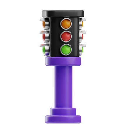 Feu de circulation  3D Icon