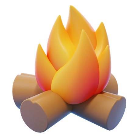 Feu  3D Icon