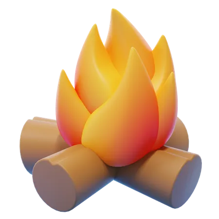 Feu  3D Icon