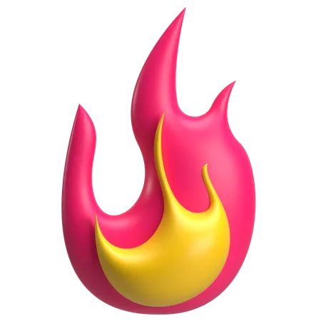 Feu flammes  3D Icon