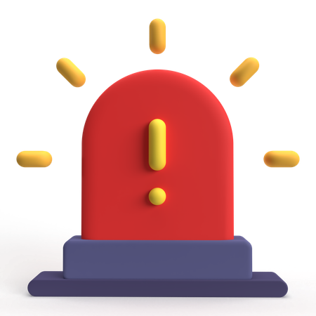 Lumière rouge  3D Icon