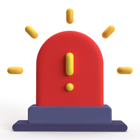 Lumière rouge  3D Icon