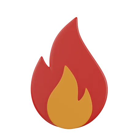 Feuer  3D Icon