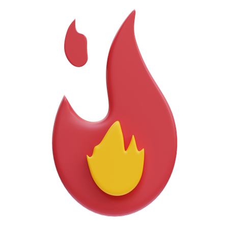 Feuer  3D Icon