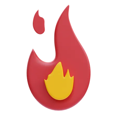 Feuer  3D Icon