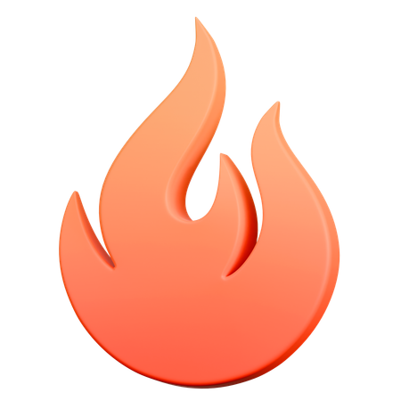 Feuer  3D Icon