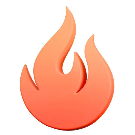 Feuer  3D Icon