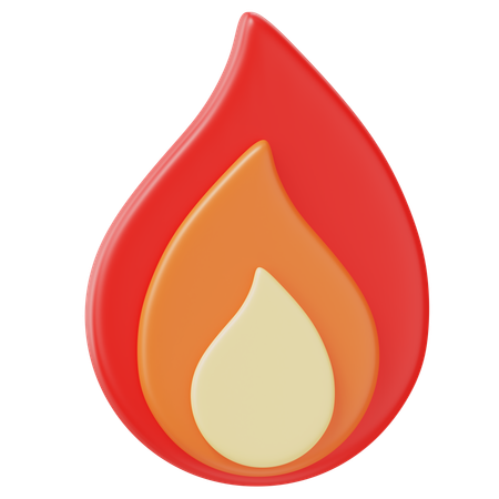 Feuer  3D Icon