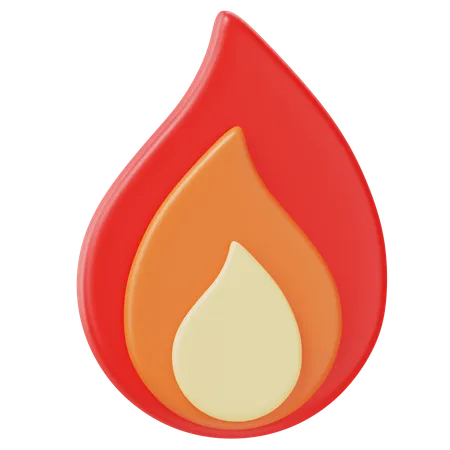 Feuer  3D Icon