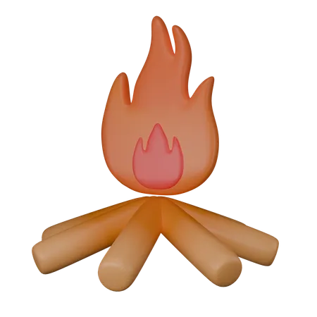 Feuer  3D Icon