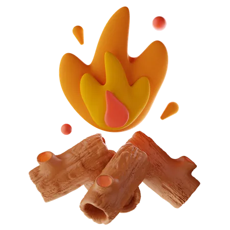 Feuer  3D Icon