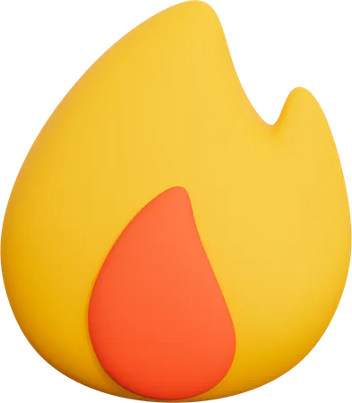 Feuer  3D Icon