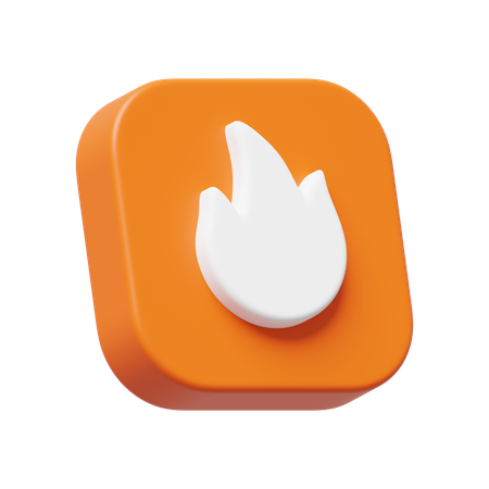 Feuer  3D Icon